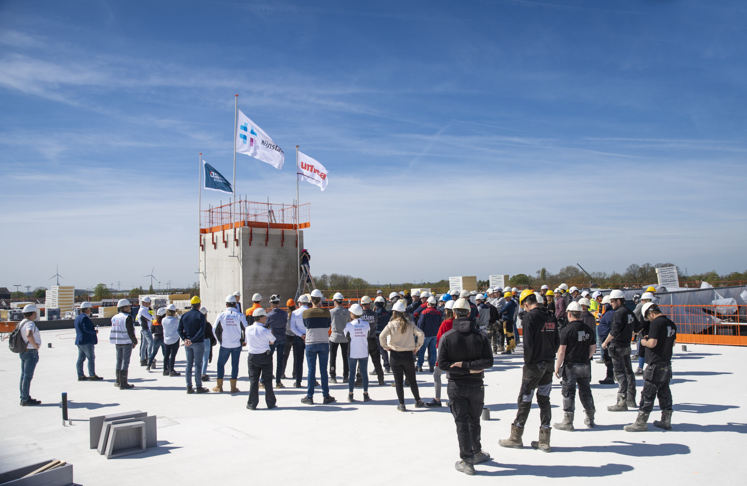 Hoogste punt Rijnstate Elst - viering